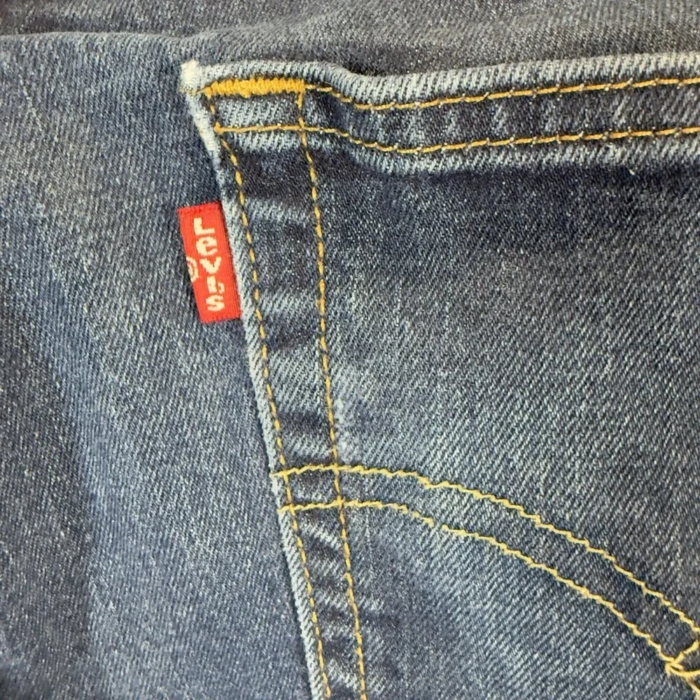 Levis 511 Jeans Mens 34x30‎ Blue Slim Straight Mid Rise Dark Wash Stretch